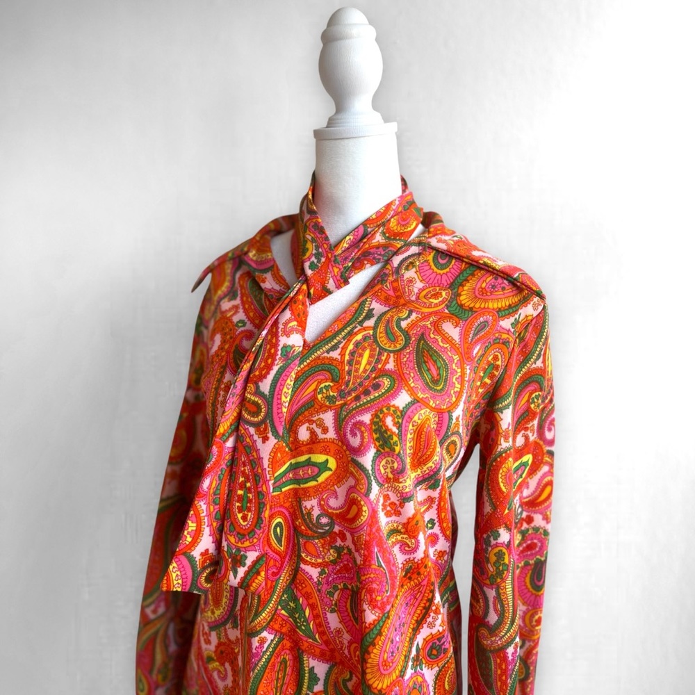 Psychedelic 70s dress